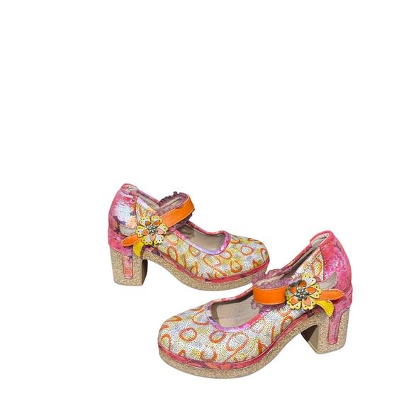 L'Artiste Spring Step Leather Valeriana Mary Jane Pump Multicolor size euro 38 - Picture 1 of 8